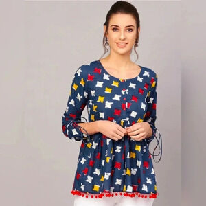 *NWOT* AKs Cotton Tunic Size SMALL